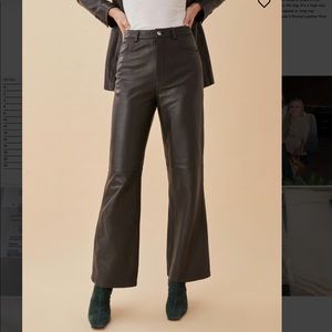 Reformation Vegan Leather Pants (NWT)
